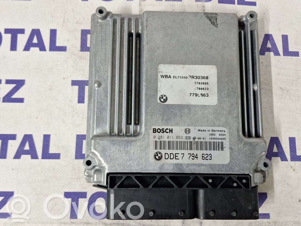 Engine control unit/module   0281011653,7794623,7796863