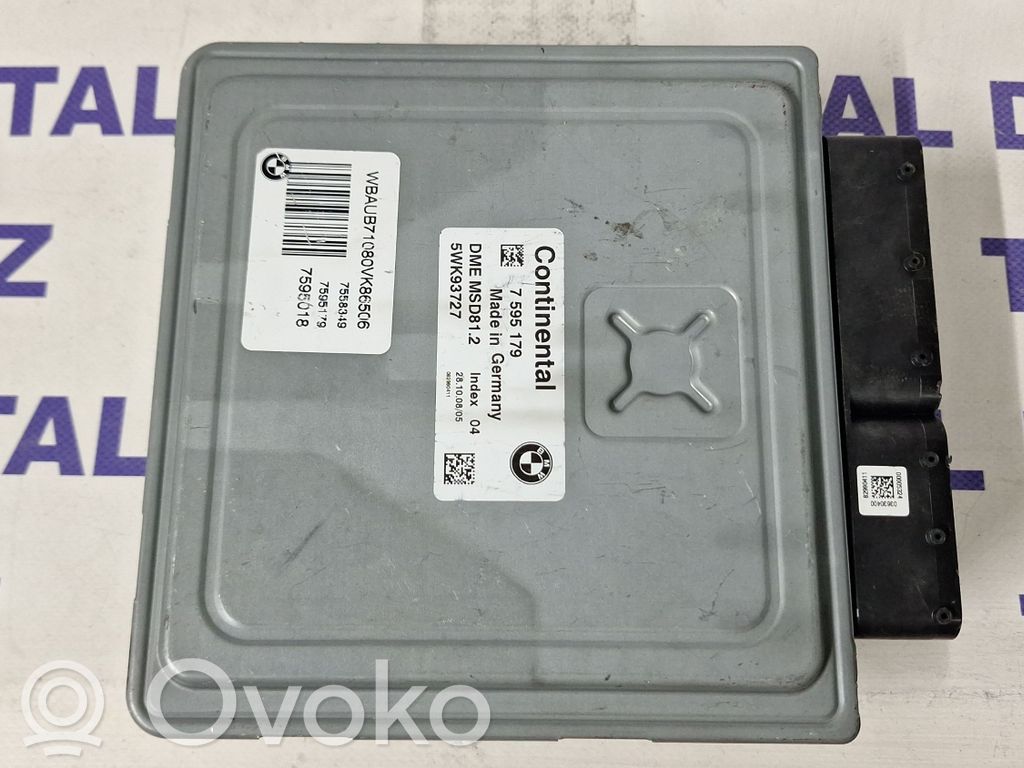 BMW 5 E60 E61 Unitate/modul de control motor 