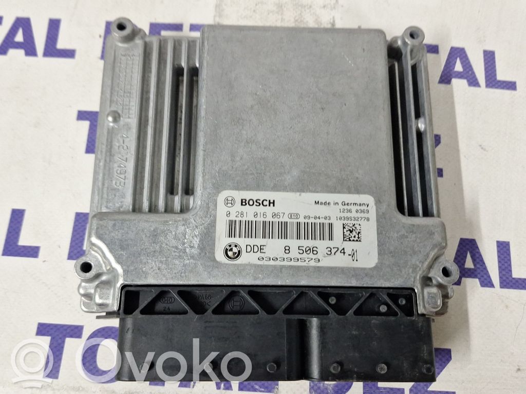 BMW 3 E90 E91 Unitate/modul de control motor 