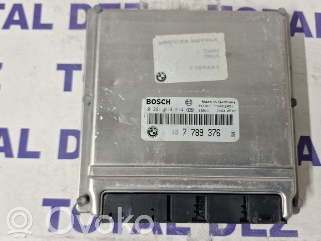 Engine control unit/module   0281010314,7789376