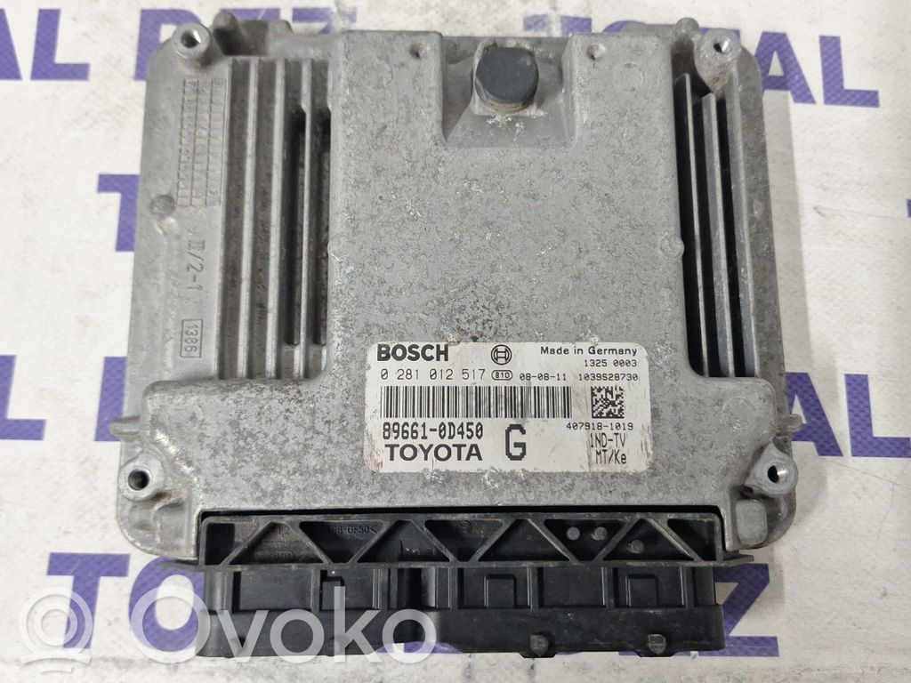 Engine control unit/module   896610D450,0281012517,1039S28730