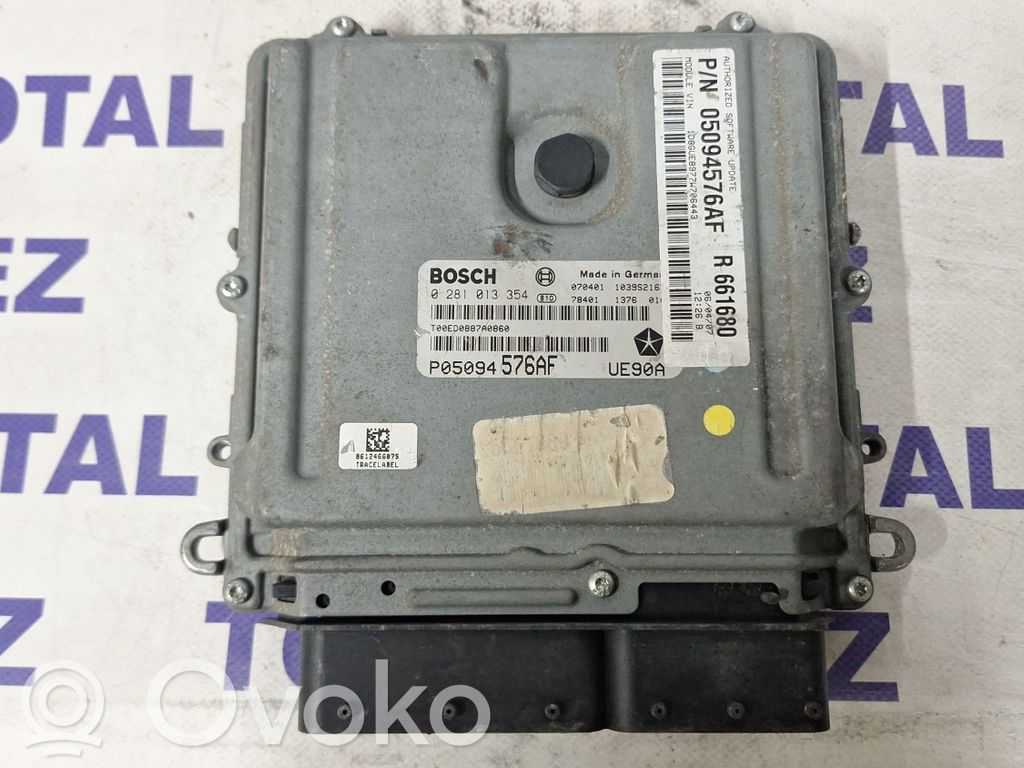 Engine control unit/module   0281013354,P05094576AF