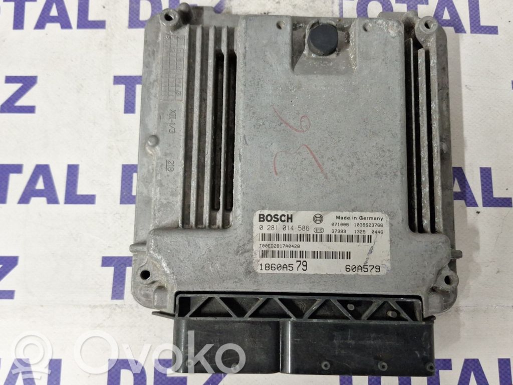 Engine control unit/module   0281014586,1860A579,1039S23766,60A579
