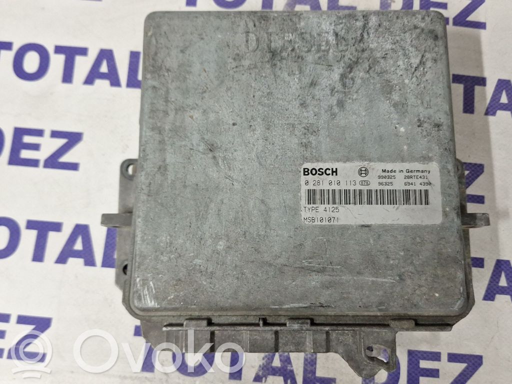 Engine control unit/module   0281010113,MSB101071,28RTE431