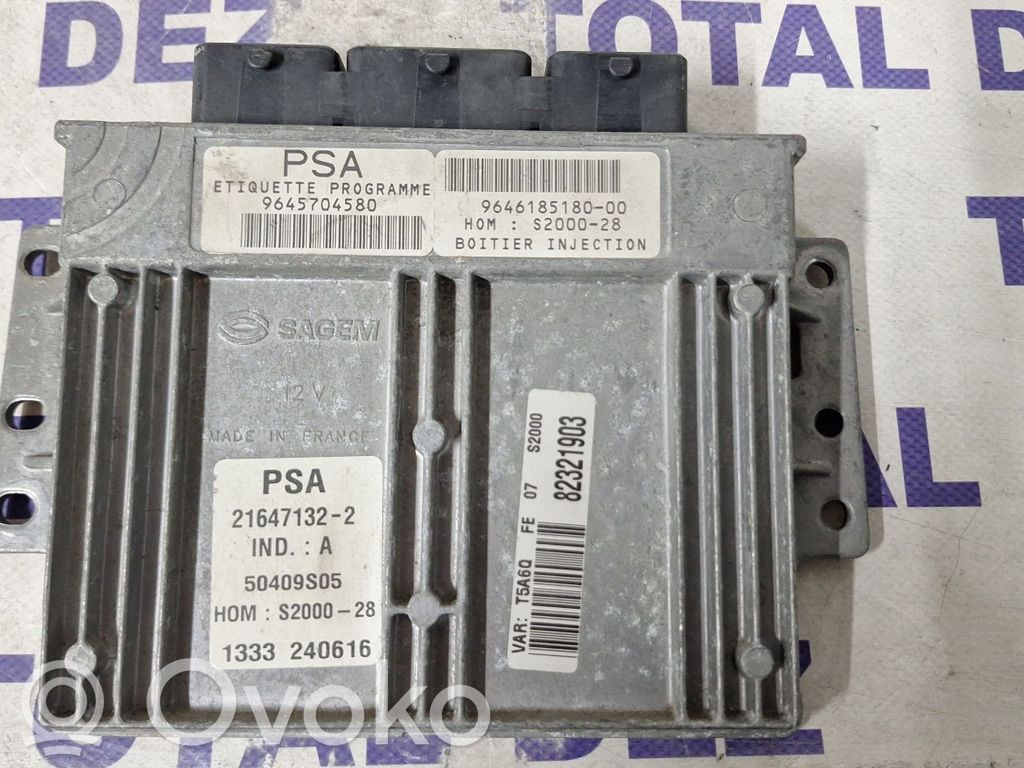 Peugeot 307 Engine control unit/module 