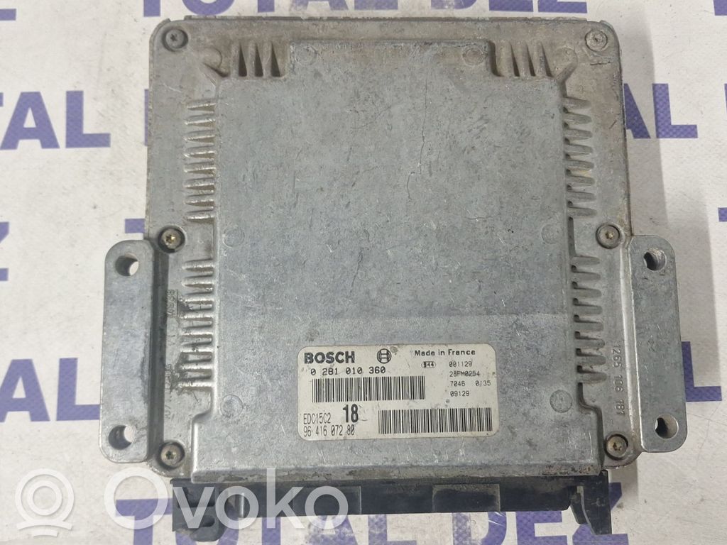 Peugeot Partner Unidad de control/módulo del motor 