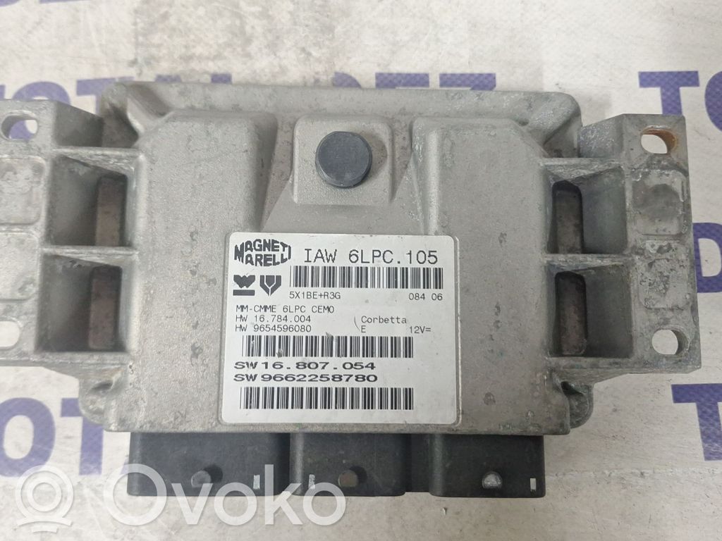 Sterownik / Moduł ECU   9654596080,9662258780,6LPC105