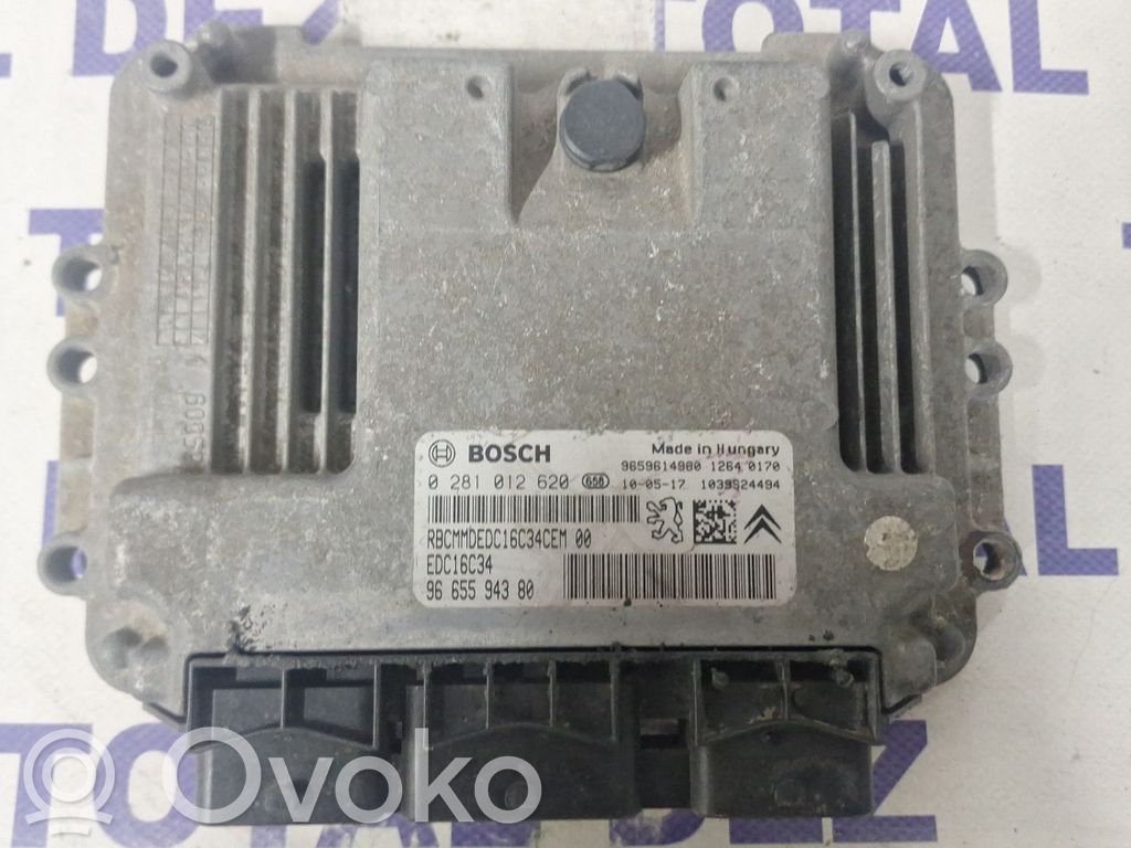 Engine control unit/module   0281012620,9665594380,9659614980