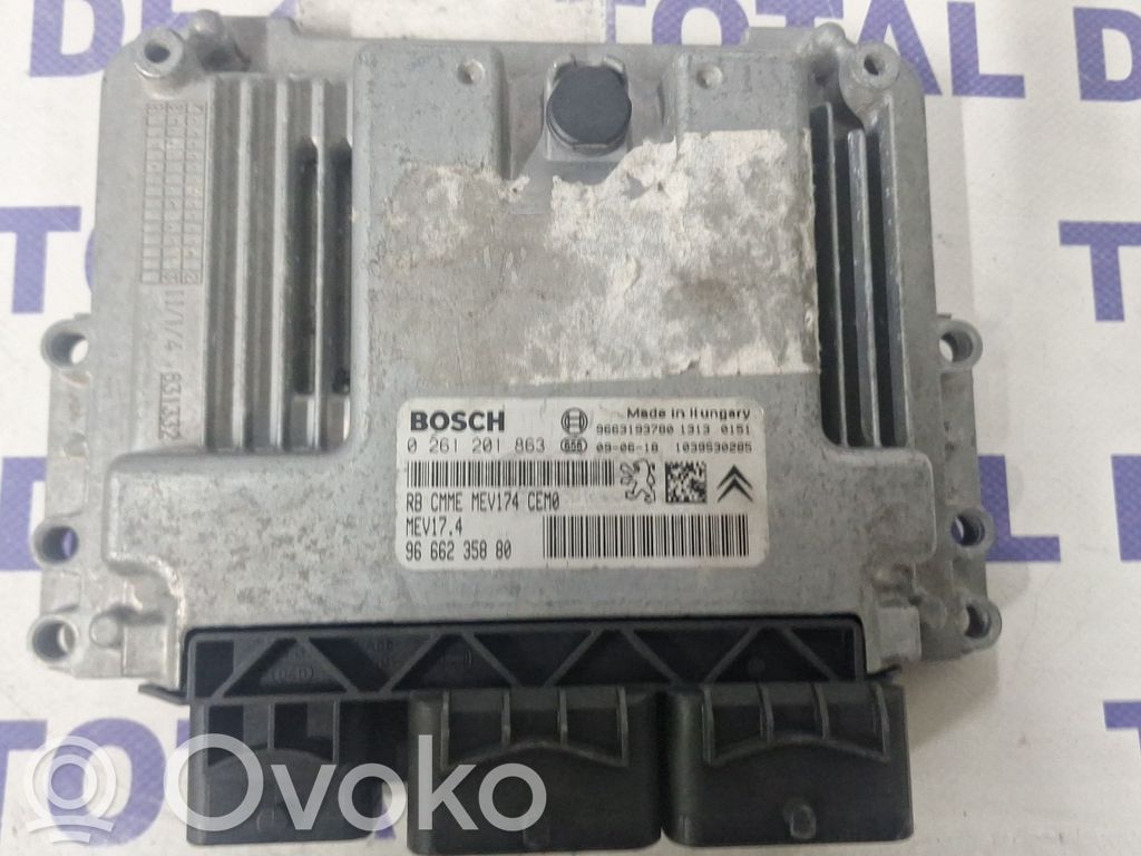 Engine control unit/module   9663193780,9666235880,0261201863