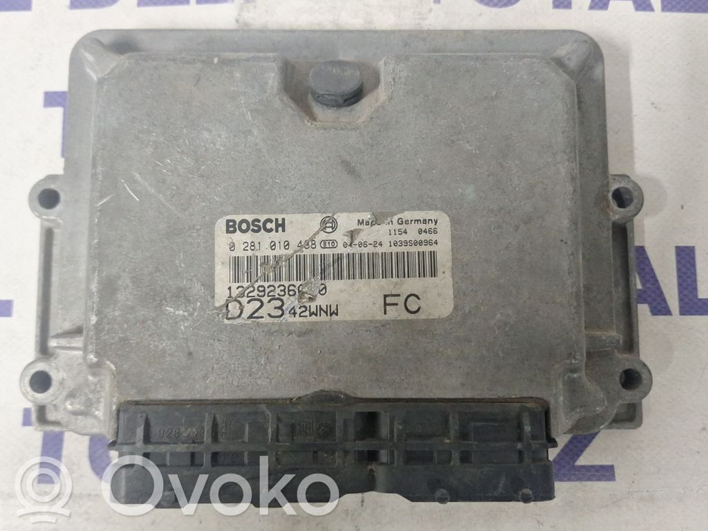 Engine control unit/module   1039S00964,13292366,0281010468