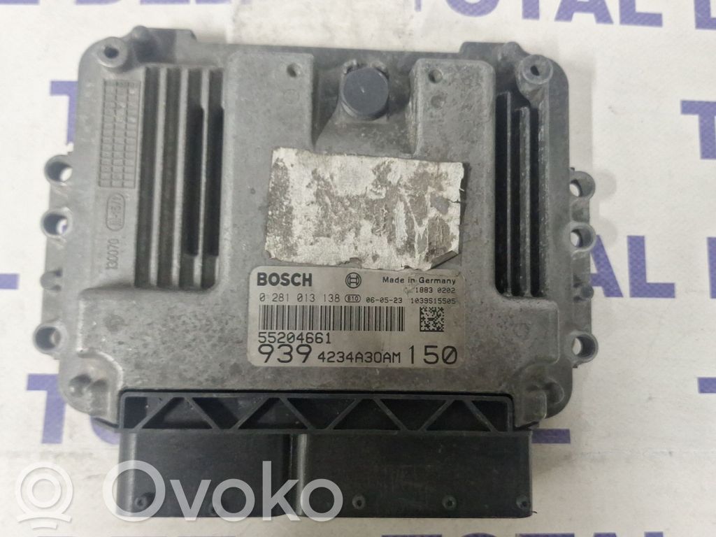 Engine control unit/module   0281013138,55204661,4234A30AM