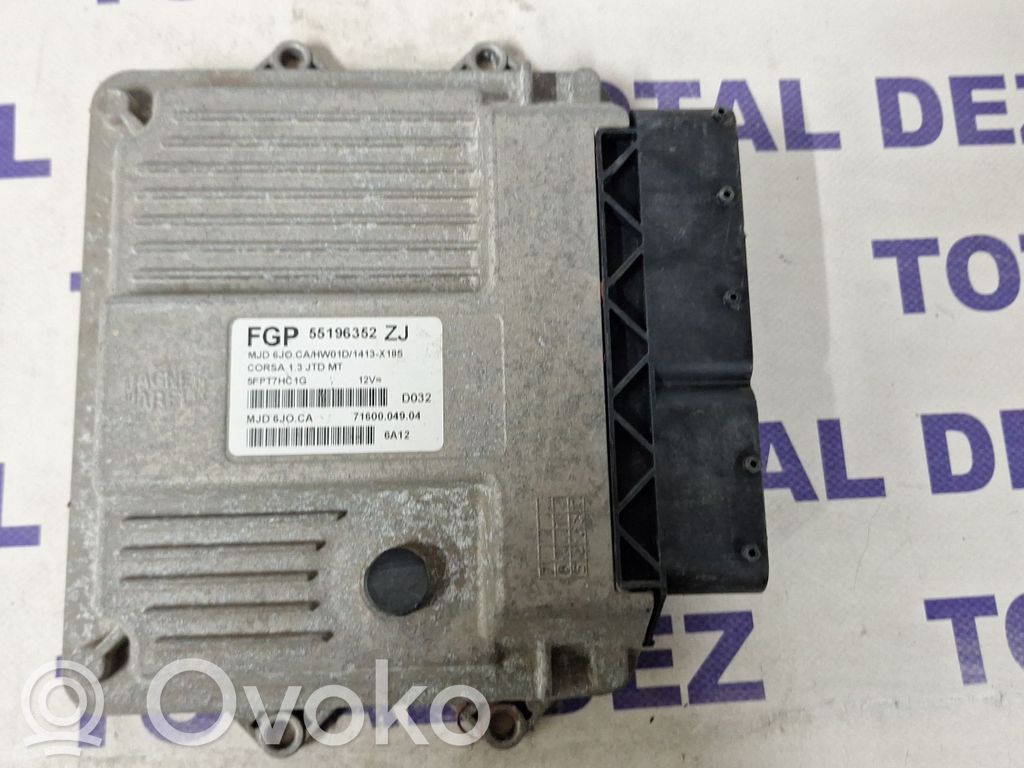 Unidad de control/módulo del motor   55196352,7160004904