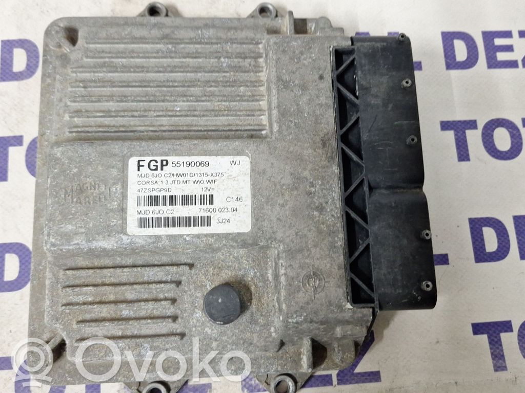 Opel Corsa C Unidad de control/módulo del motor 