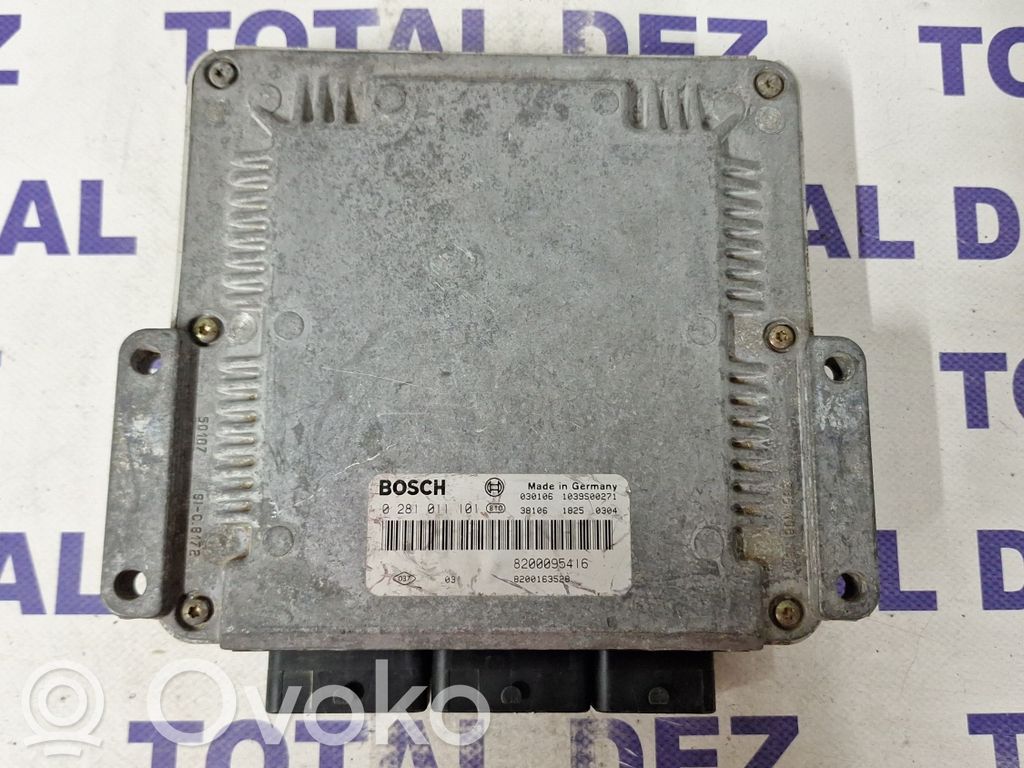 Engine control unit/module   8200095416,0281011101