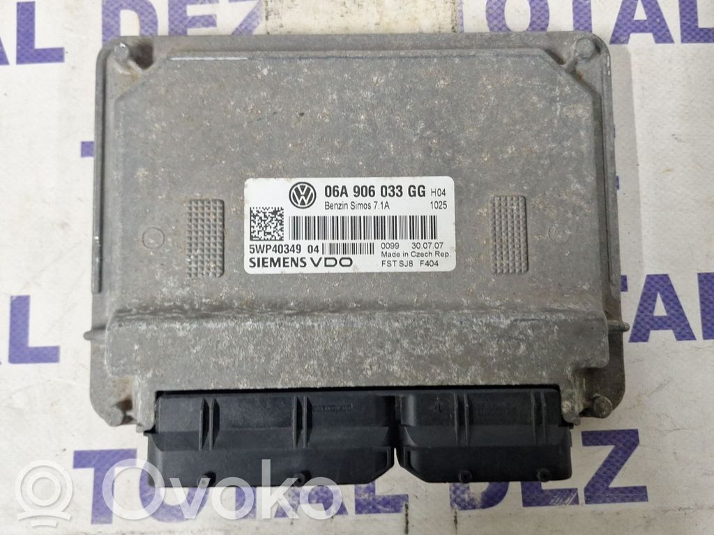 Engine control unit/module   06A906033GG,5WP40349