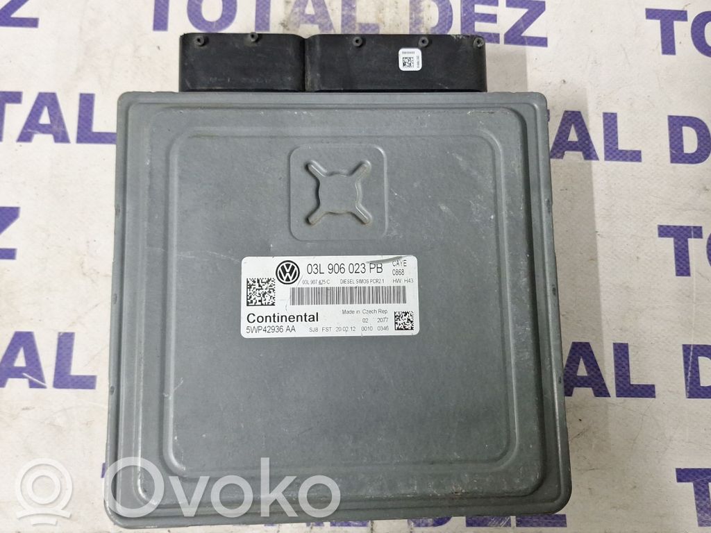 Engine control unit/module   03L907425C,03L906023PB,5WP42936AA