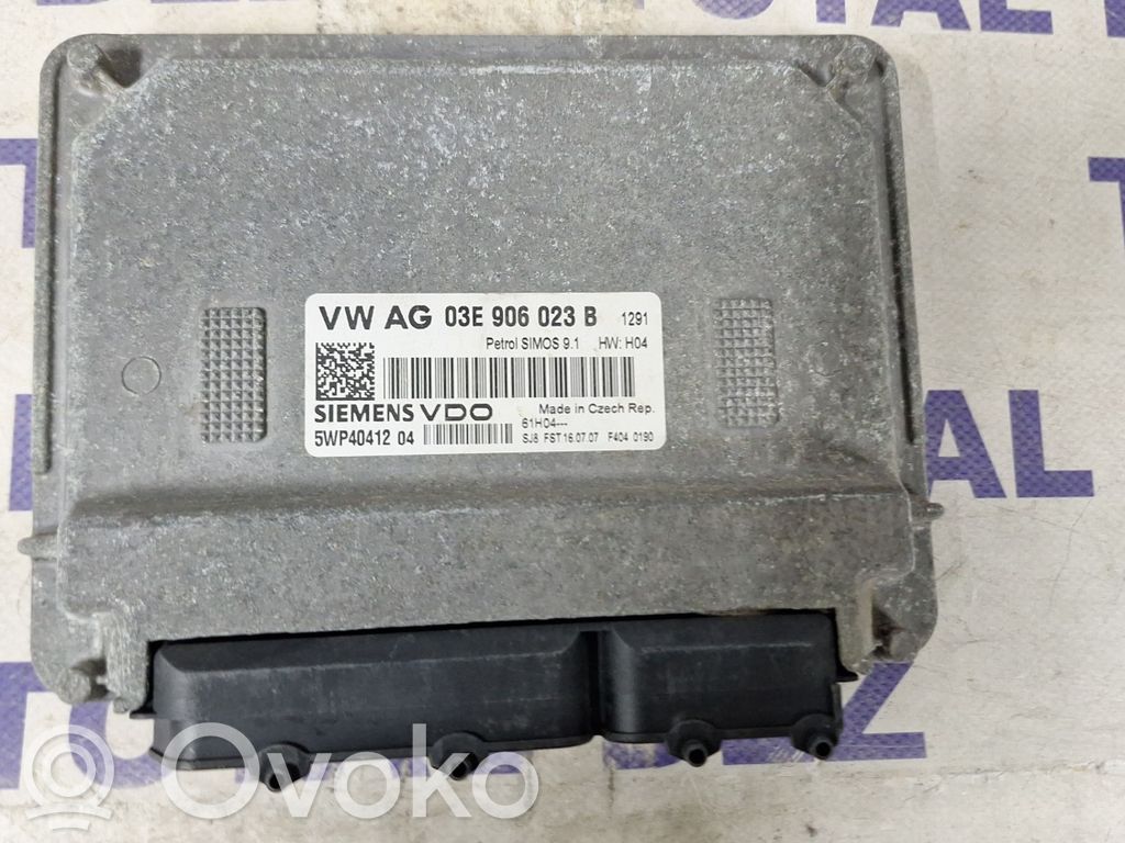 Volkswagen Polo IV 9N3 Unitate/modul de control motor 