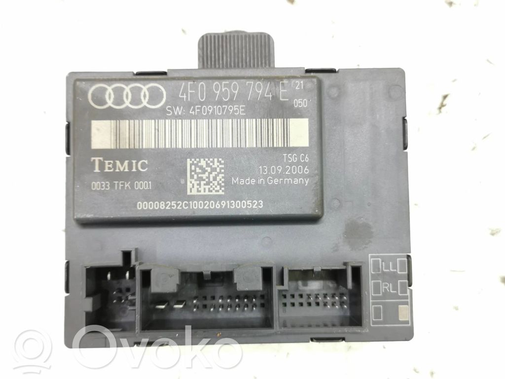 Door control unit/module   4F0959794E,13092006,4F0910795E