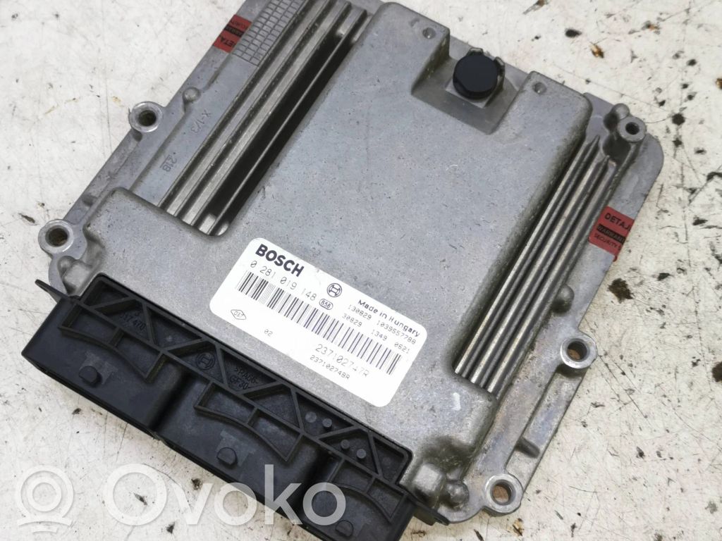 Renault Clio IV Engine control unit/module 