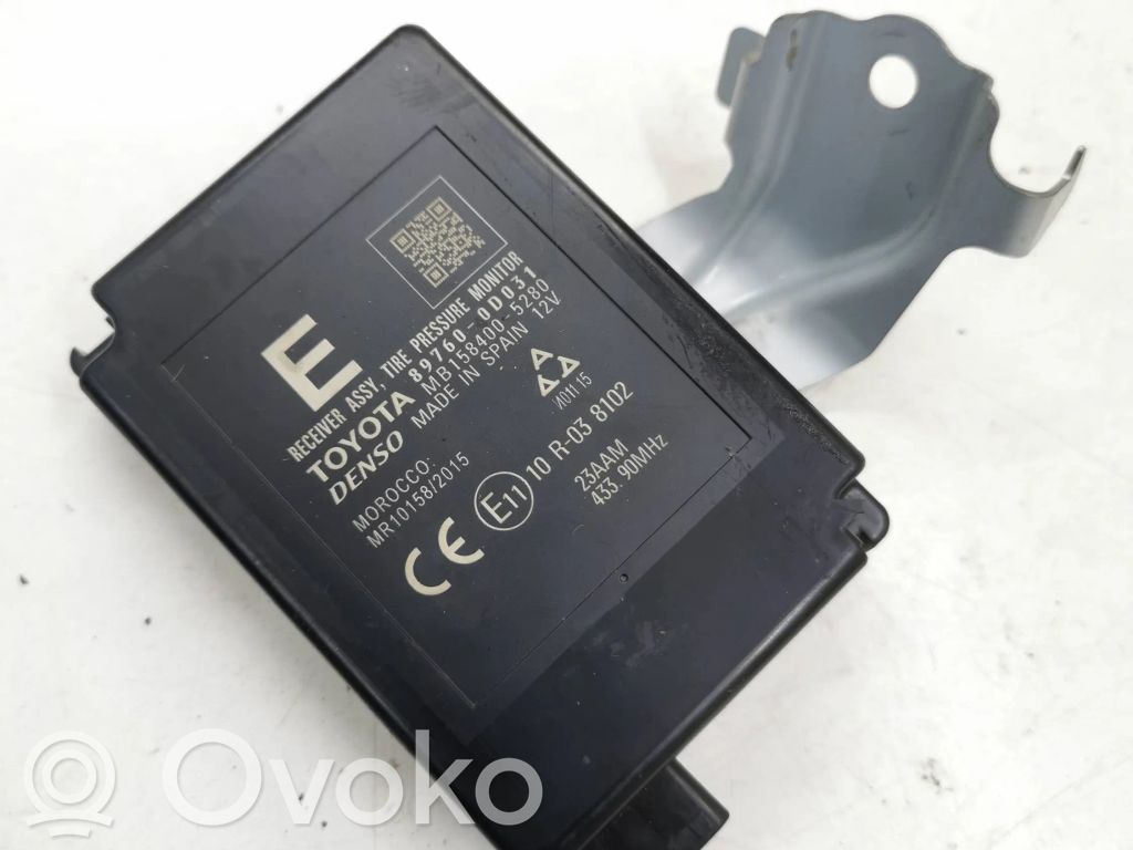 Toyota Yaris Sterownik / Moduł kontroli ciśnienia w oponach 