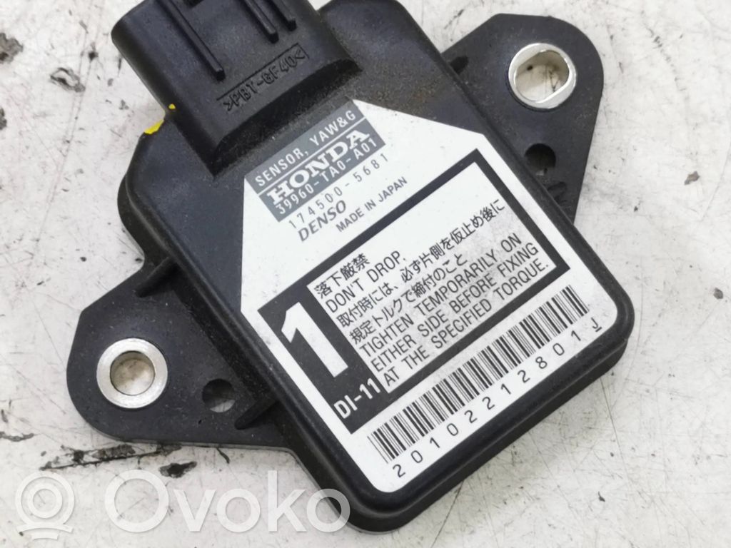 Honda Jazz Vakaajan pitkittäiskiihtyvyystunnistin (ESP) 