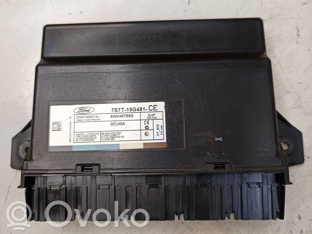 Mukavuusmoduuli   7S7T19G481CE,5WK48799G