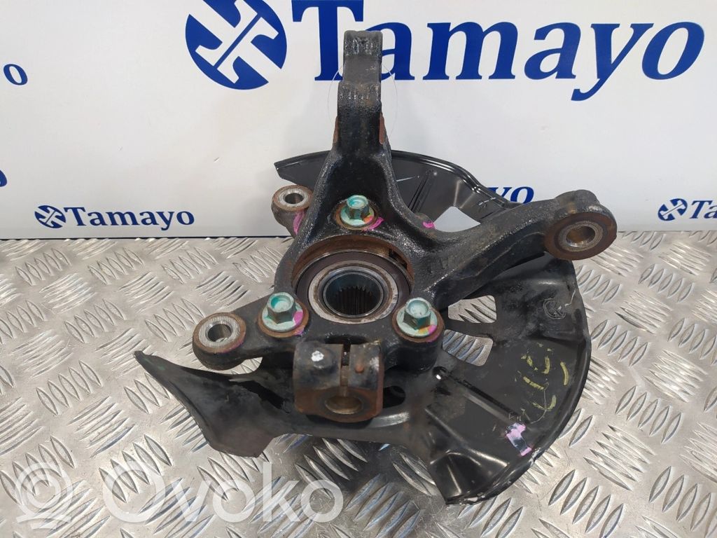 Front wheel hub spindle knuckle
