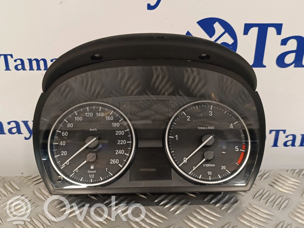 BMW 3 E90 E91 Spidometrs (instrumentu panelī) 