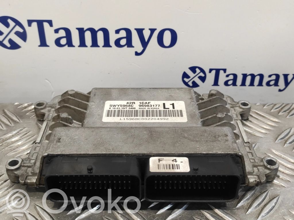 Engine control unit/module   5WY5968C,42R1CAF,96983177
