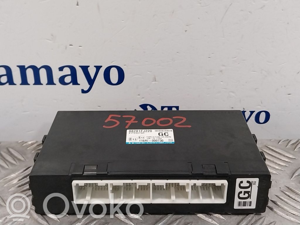 Unité de commande module de porte   88281FJ220,X1T24273H,116RI000730