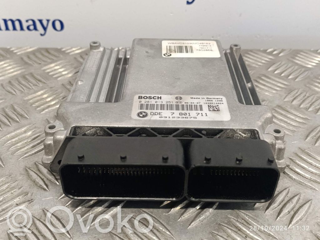 Engine control unit/module   0281013251,7801711,DDE7801711