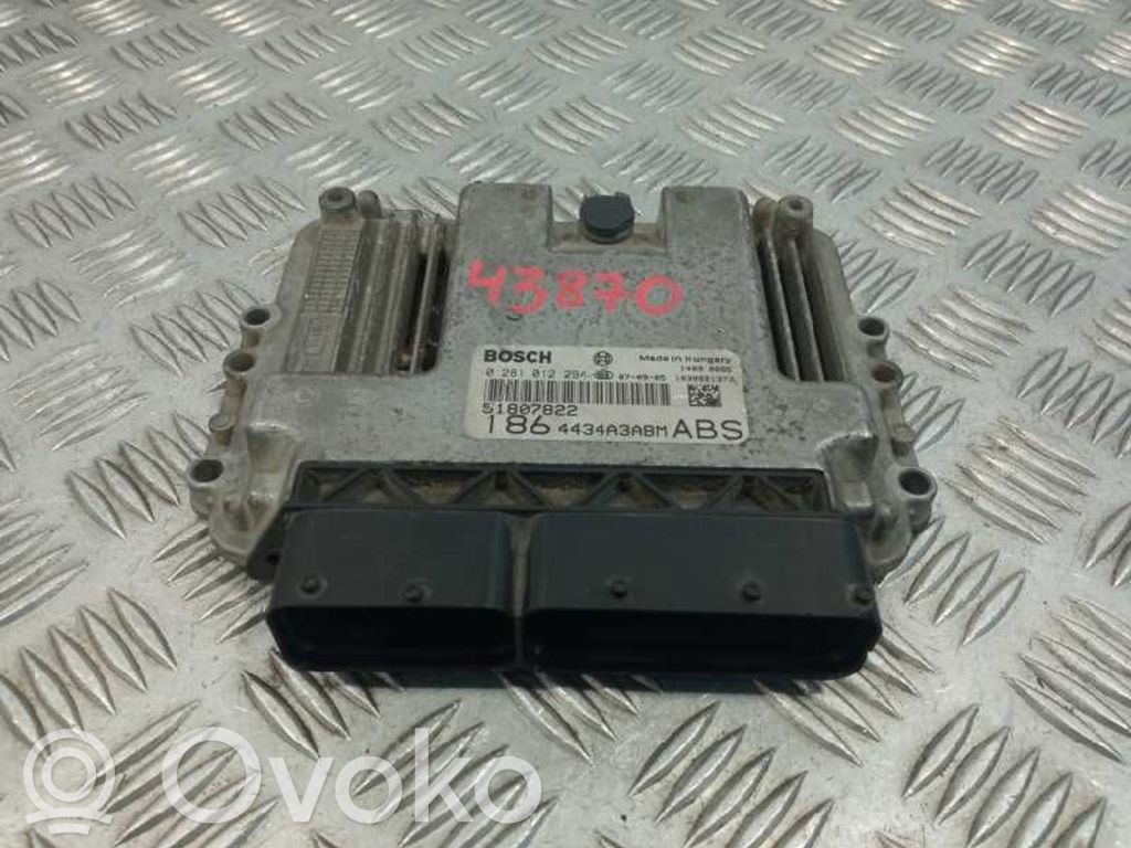 Engine control unit/module   0281012294,1039S21377,51807822