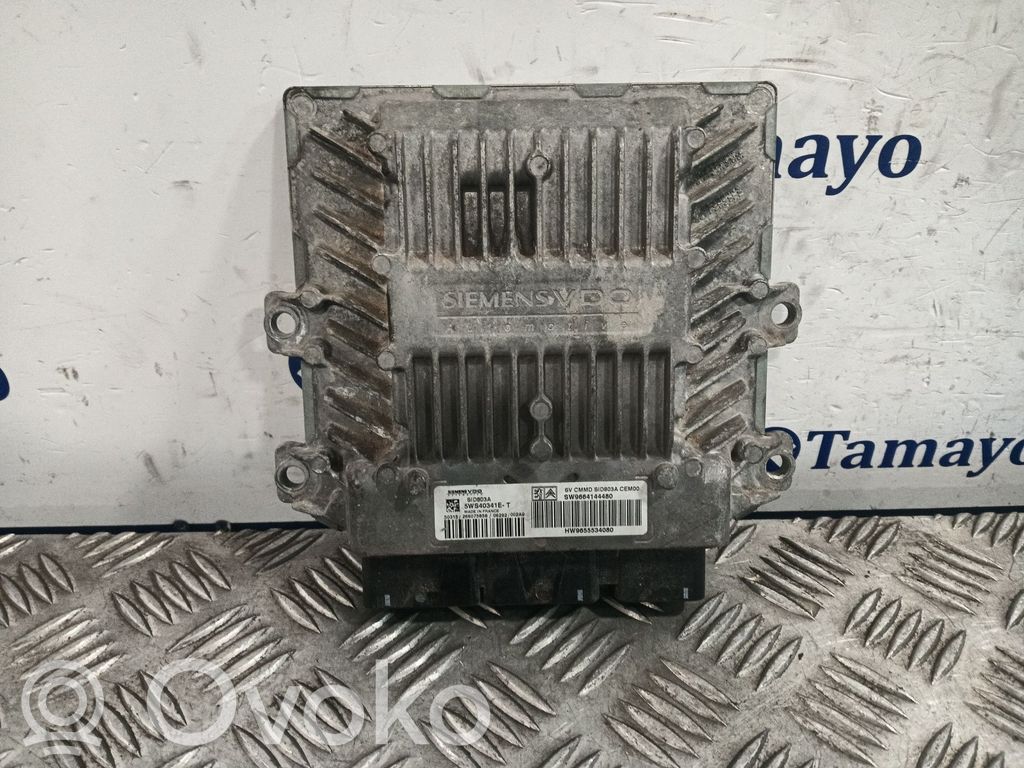 Engine control unit/module   5WS40341ET,HW9655534080,SW9664144480