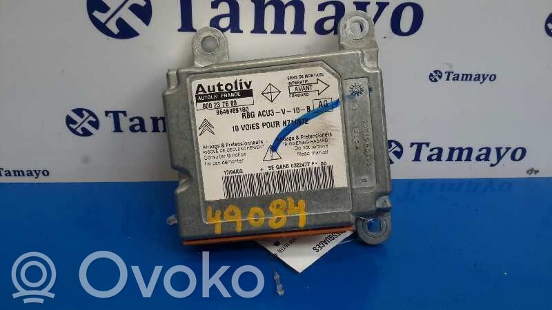 Centralina/modulo airbag   9646469180,600237600