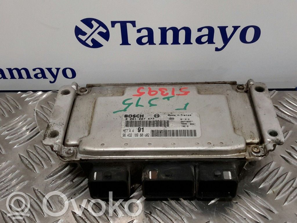 Peugeot 206 Sterownik / Moduł ECU 