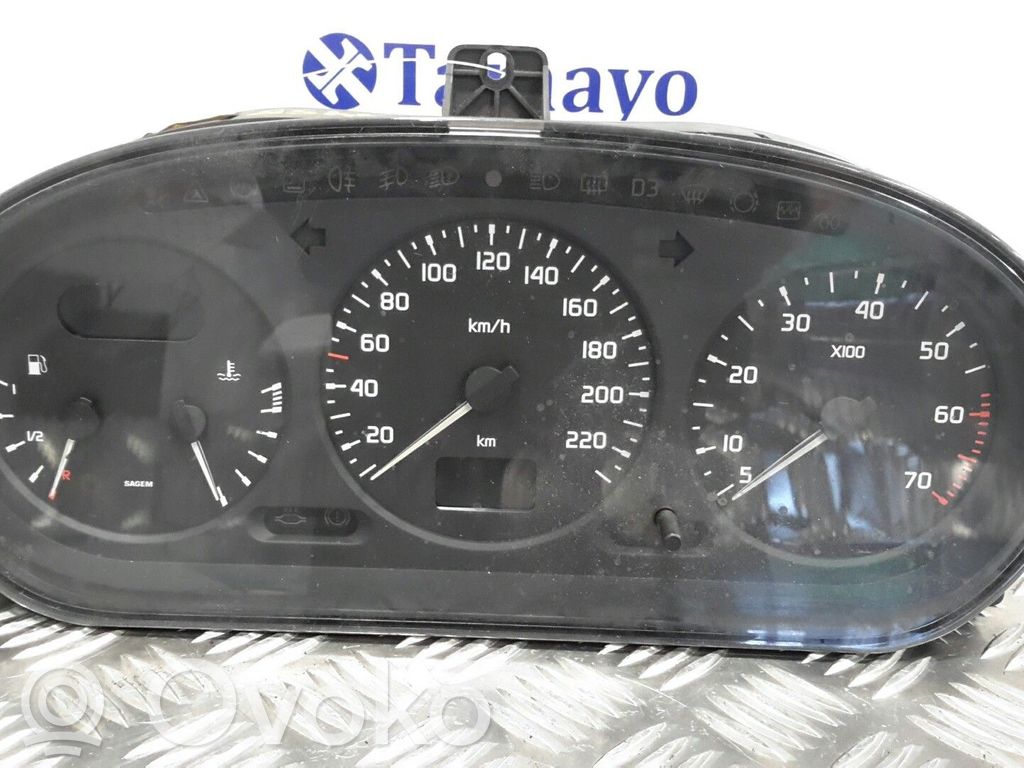 Renault Megane I Vitezometru (grup de instrumente) 