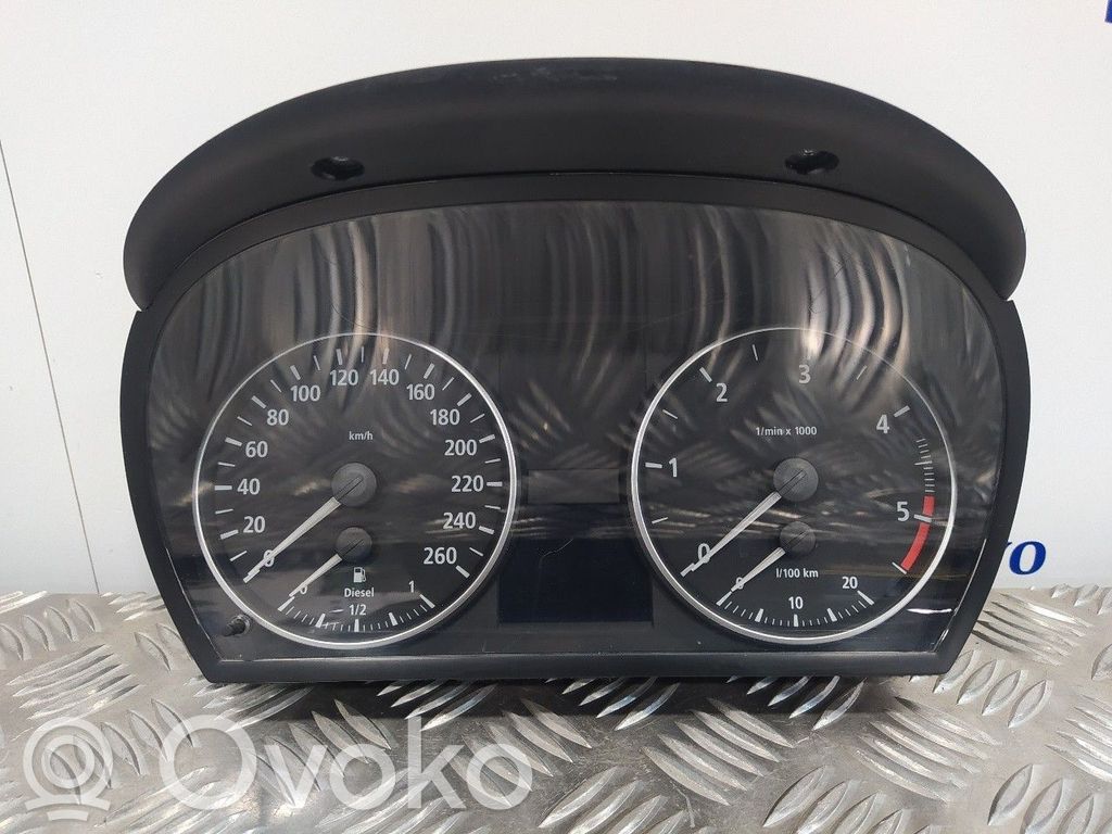 BMW 3 E90 E91 Vitezometru (grup de instrumente) 