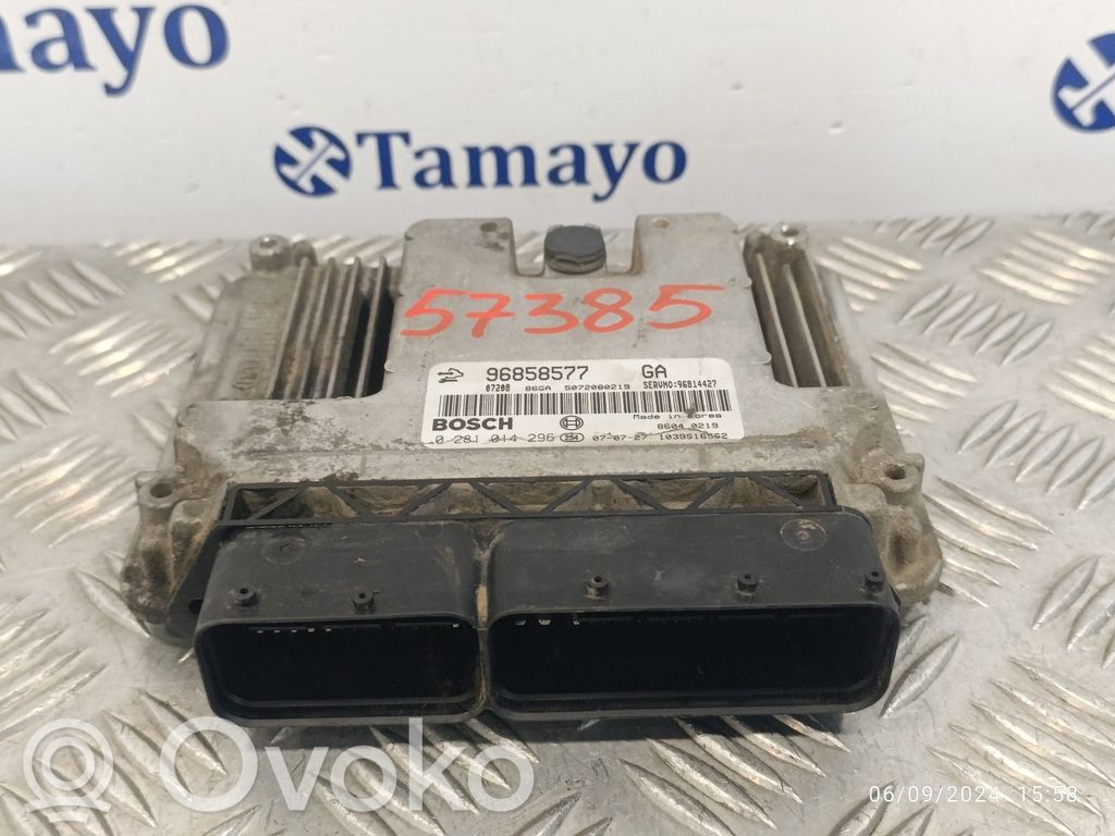 Unitate/modul de control motor   96858577,96814427,0281014296