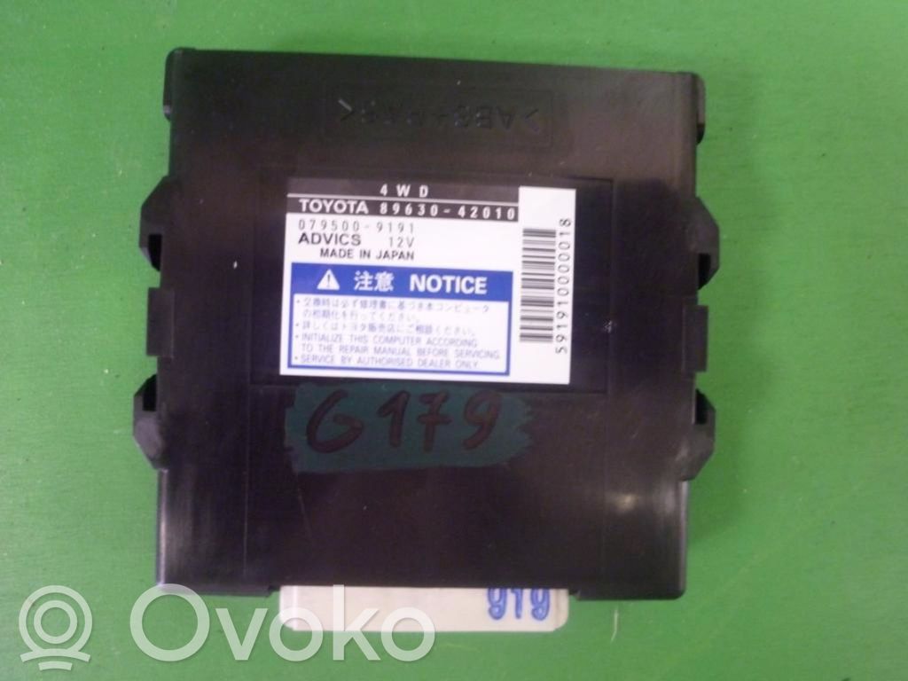 Toyota RAV 4 (XA30) Otras unidades de control/módulos 