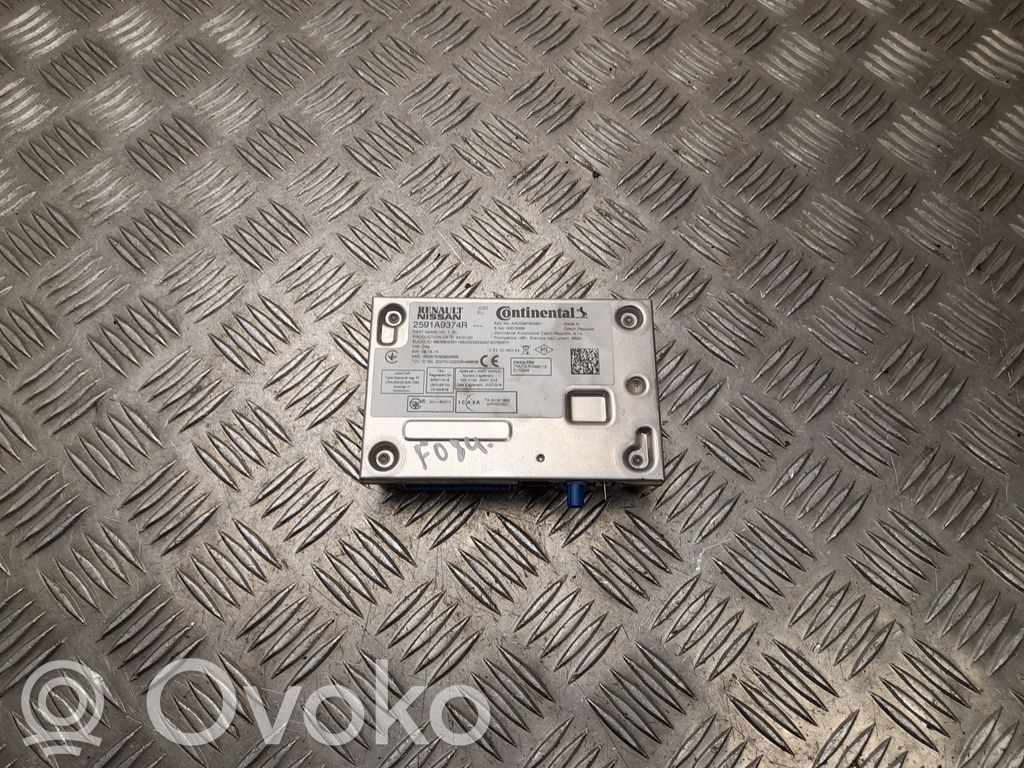Renault Zoe Console centrale, commande de multimédia l'unité principale 