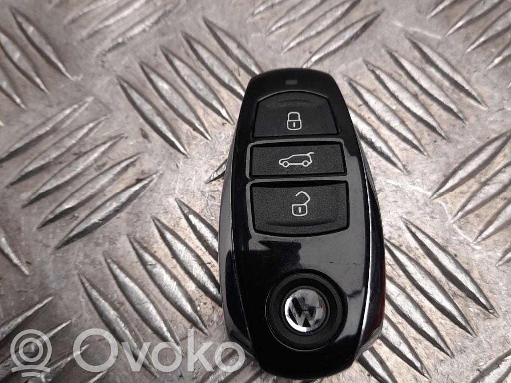 Volkswagen Touareg II Klucz / Karta zapłonu 
