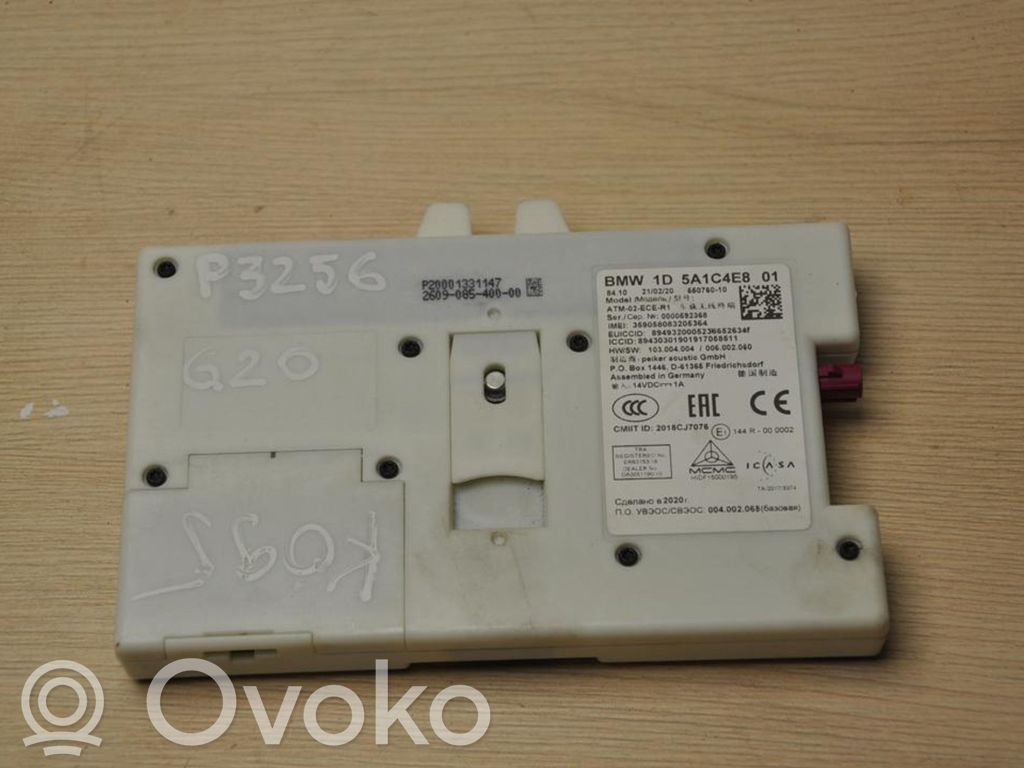 BMW 3 G20 G21 Sterownik / Moduł sterujący telefonem 