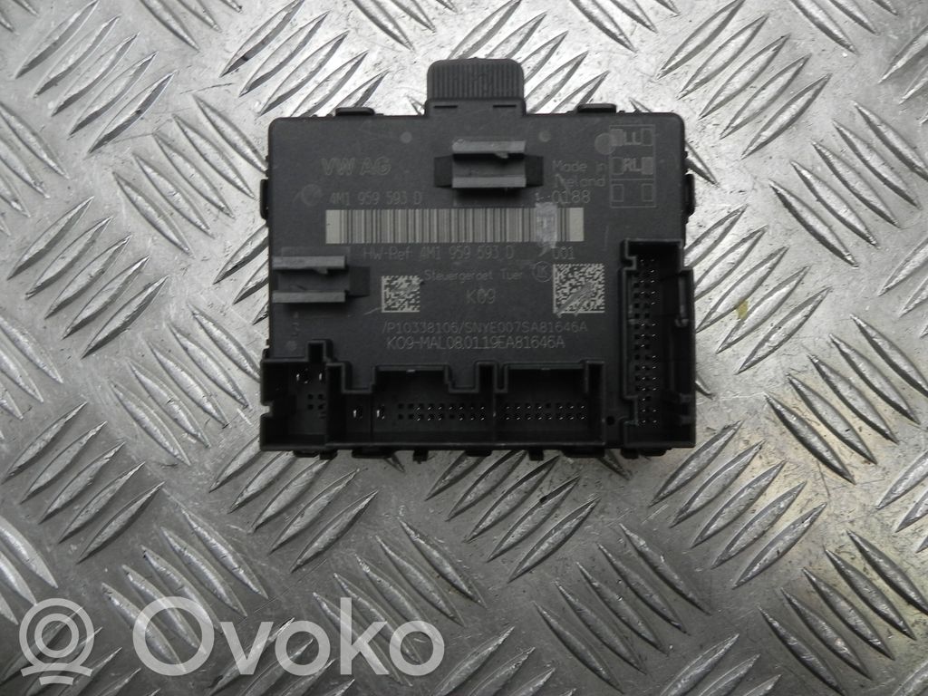 Audi A6 S6 C8 4K Unité de commande module de porte 