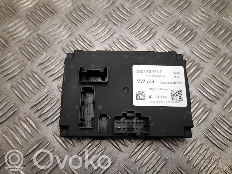 Module de commande de siège   5Q0959760F,G9165