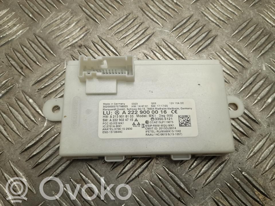 Mercedes-Benz E W238 Centralina/modulo keyless go