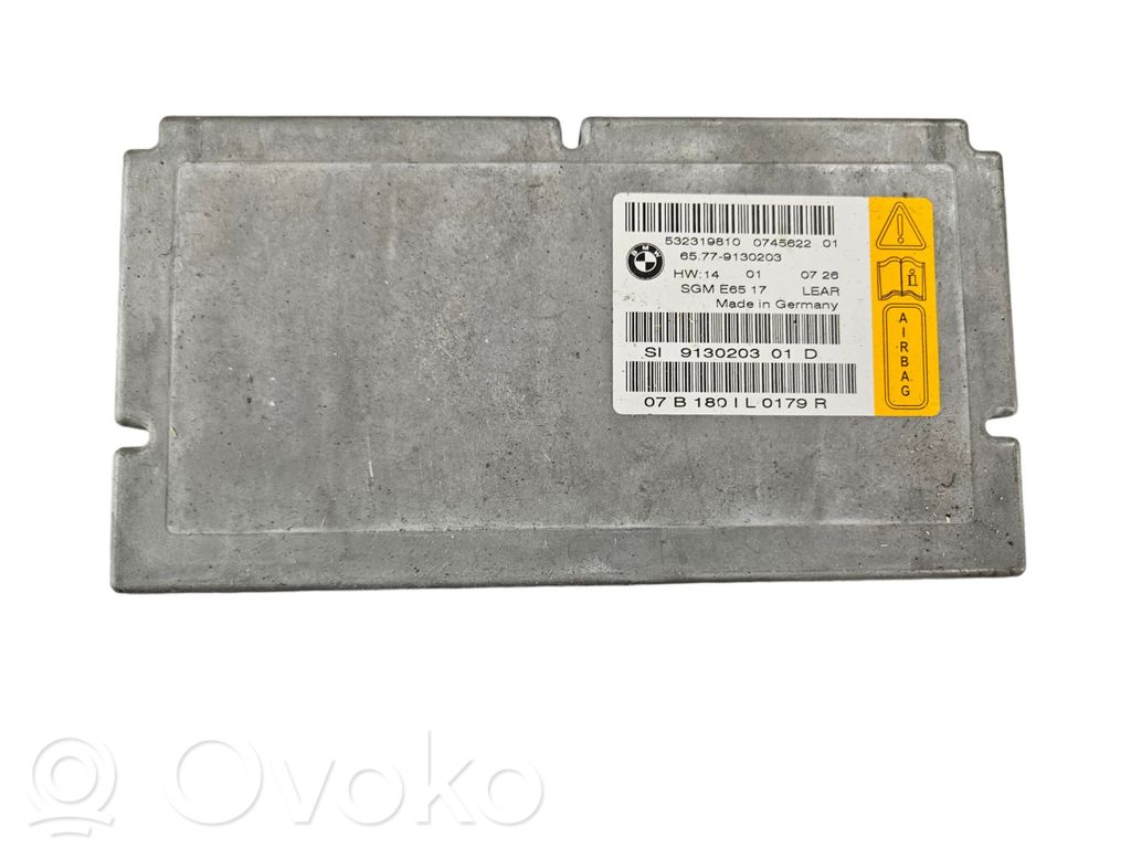 BMW 7 E65 E66 Airbag control unit/module 