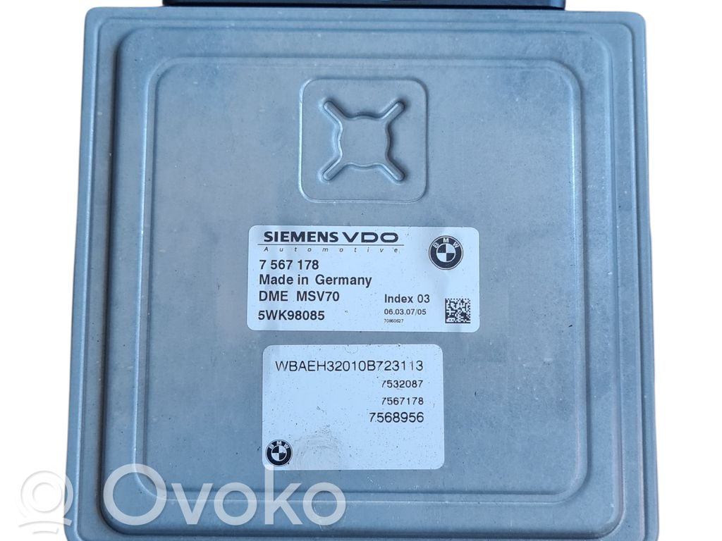 BMW 6 E63 E64 Engine control unit/module 