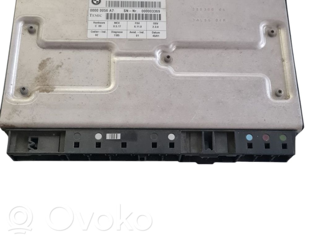 BMW 7 E65 E66 Module de commande de siège 