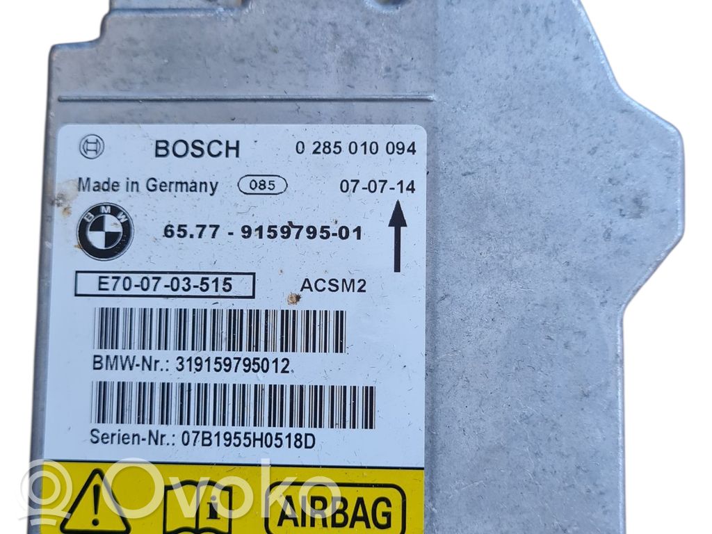 Airbag control unit/module   65779159795