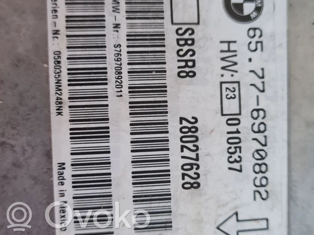 BMW 7 E65 E66 Airbag control unit/module 